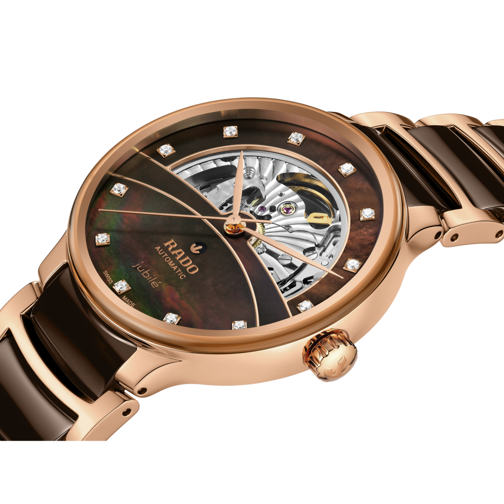 Rado Centrix Automatic Diamonds Open Heart 39.5 mm R30028902 side view