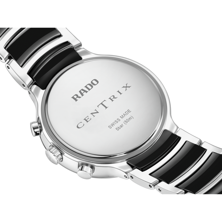 Rado Centrix Chronograph 41.0 mm R30210152 solid case back