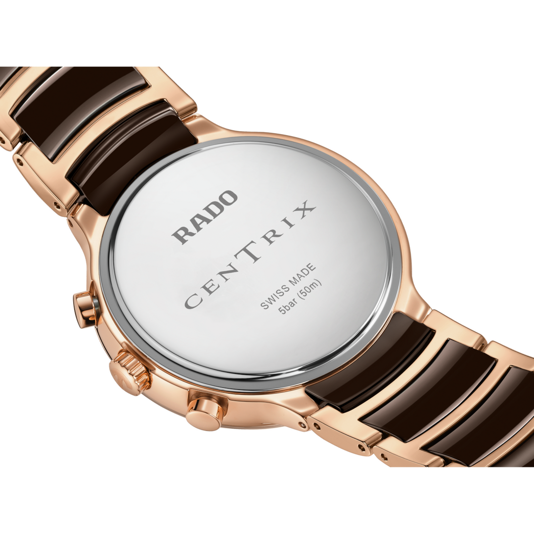 Rado Centrix Chronograph 41.0 mm R30212302 solid case back