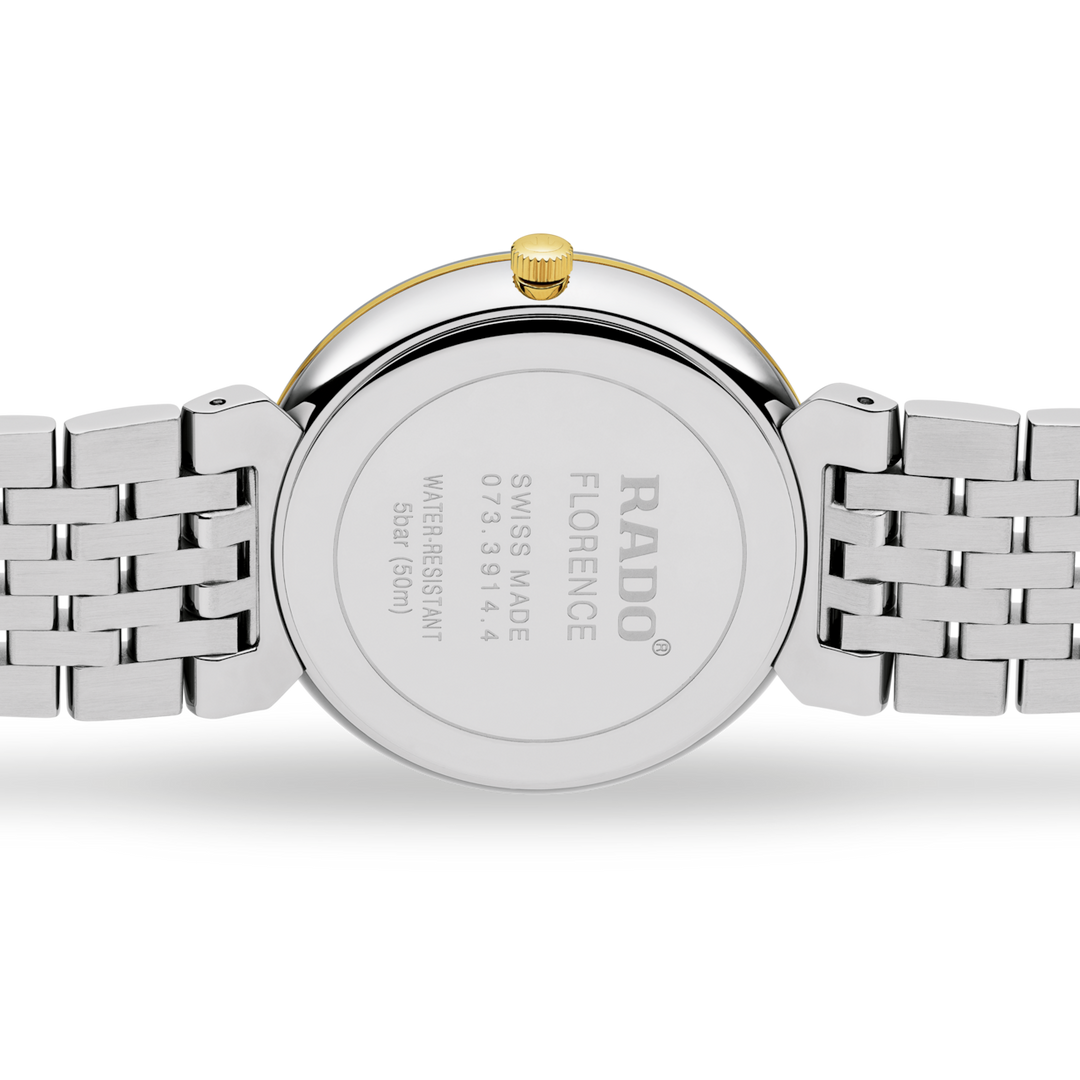 Rado Florence Quartz Diamonds 38 mm R48912703 solid case back