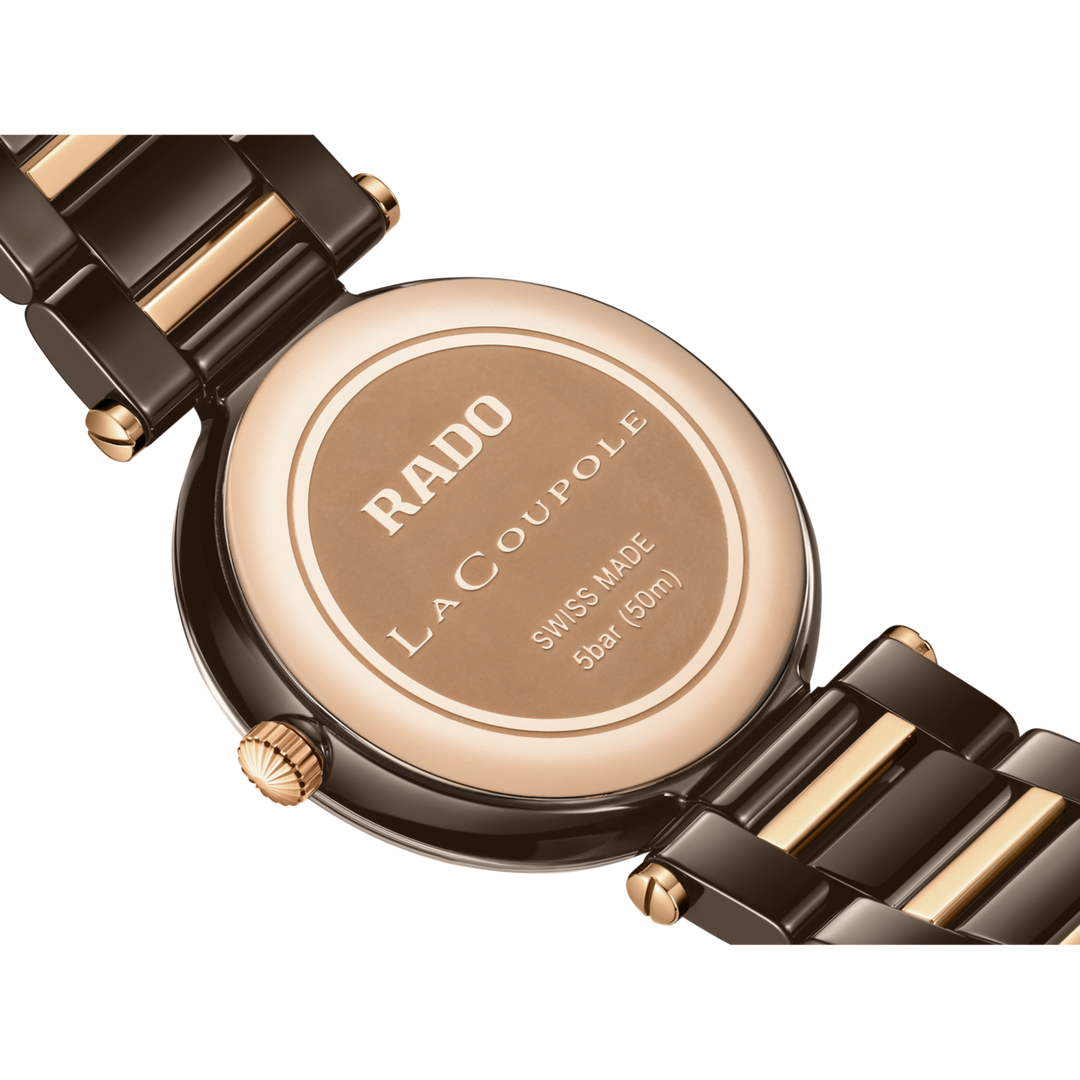 Rado LaCoupole Diamonds 31 mm R22242703 solid case back