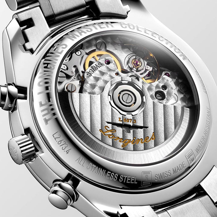 Rado Longines Master Collection 40 mm  L2.673.4.61.6 open case detail