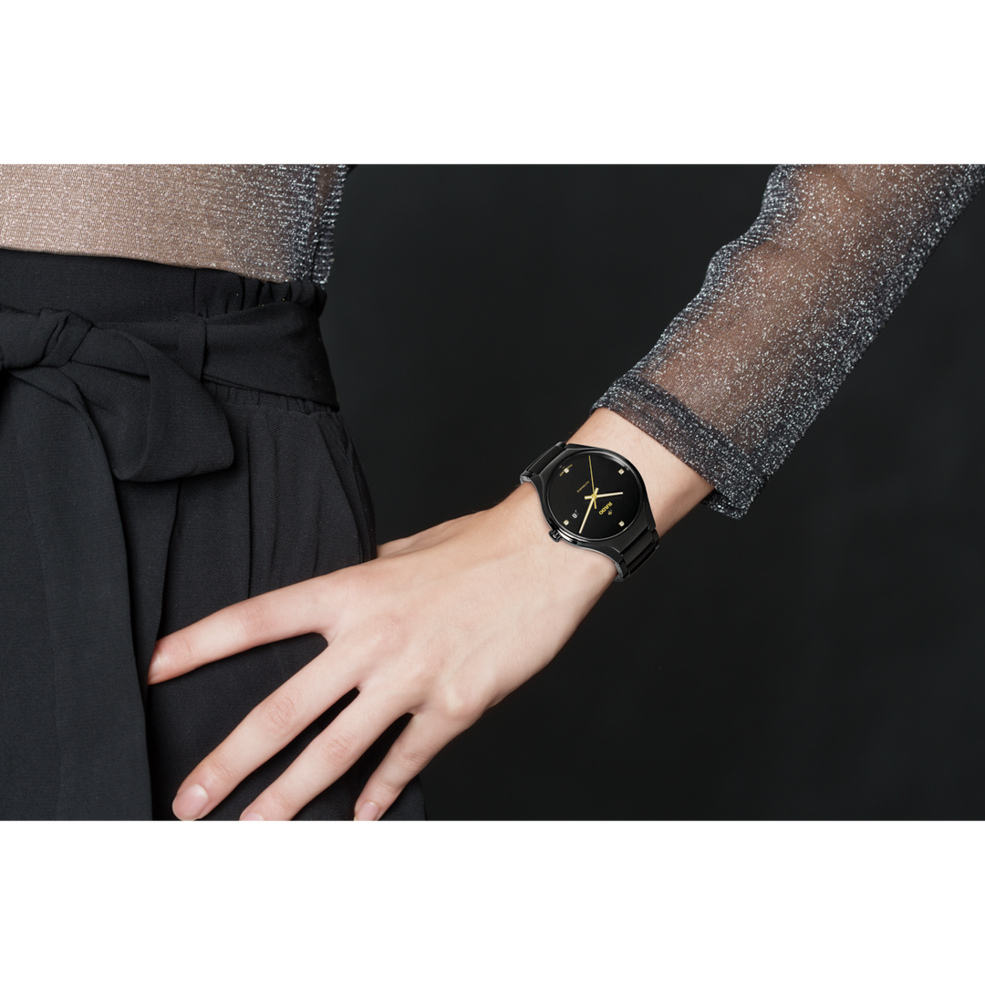 Rado True Round Automatic Diamonds 40 mm R27056712 wrist 2