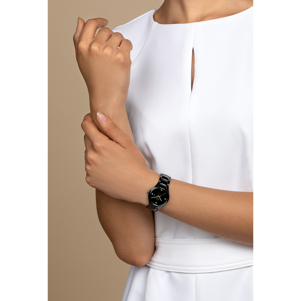 Rado True Round Automatic Diamonds R27242712 wrist