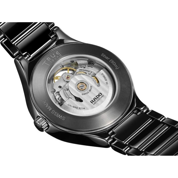 Rado True Round Automatic Open Heart 40 mm R27107172 open case back