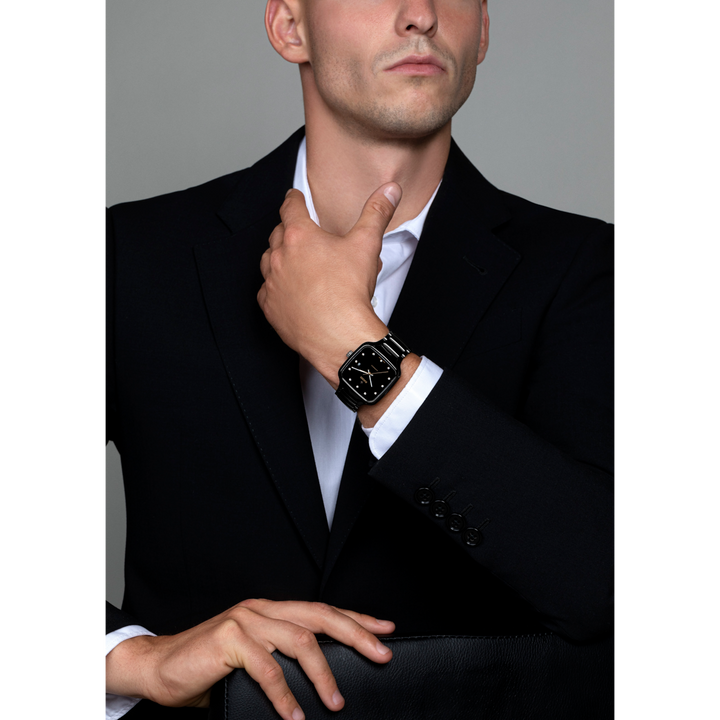 Rado True Square Automatic Diamonds 38 mm R27078702 wrist 2