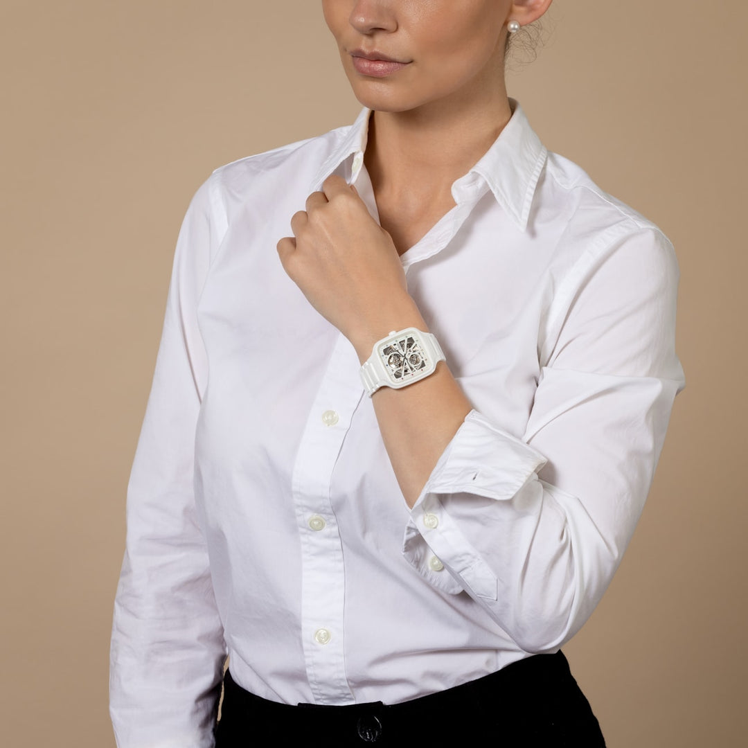 Rado True Square Automatic Open Heart 38 mm R27073712 wrist