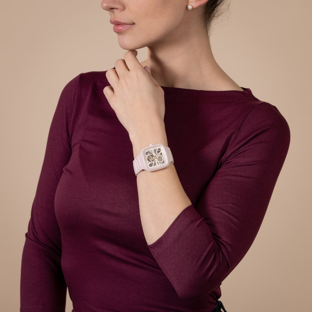 Rado True Square Automatic Open Heart 38 mm R27123012 wrist