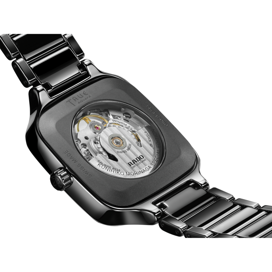 Rado True Square X Kunihiko Morinaga Special Edition 38 mm R27086172 open case