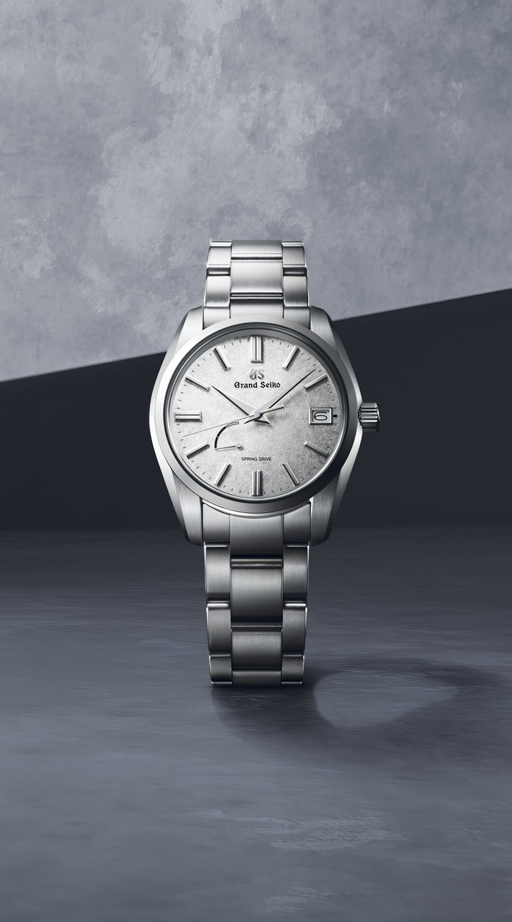 Grand Seiko SBGA465G Spring Drive watch detail