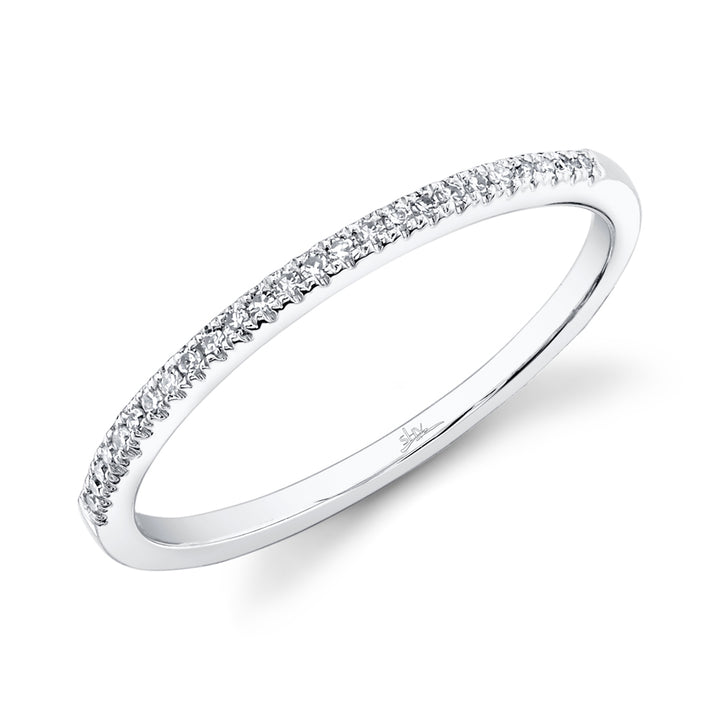 0.08 ct Diamond Band in 14K White Gold