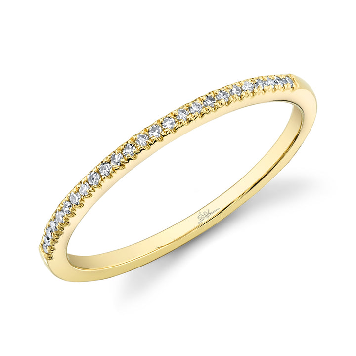 Shy Creation 0.08Ct 14K Yellow Gold Diamond Lady'S Band SC55002543