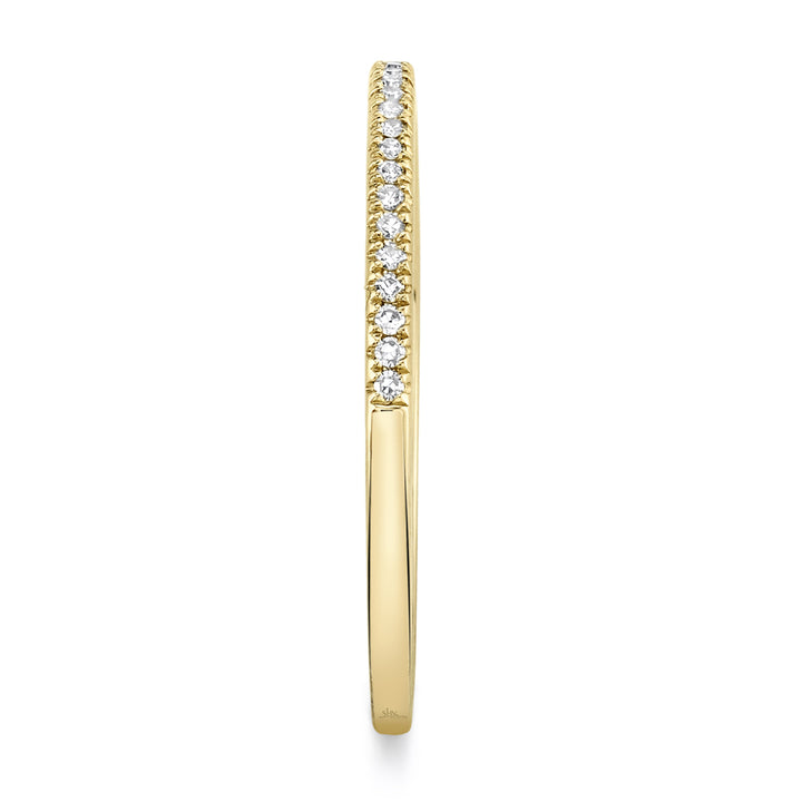 Shy Creation 0.08Ct 14K Yellow Gold Diamond Lady'S Band SC55002543