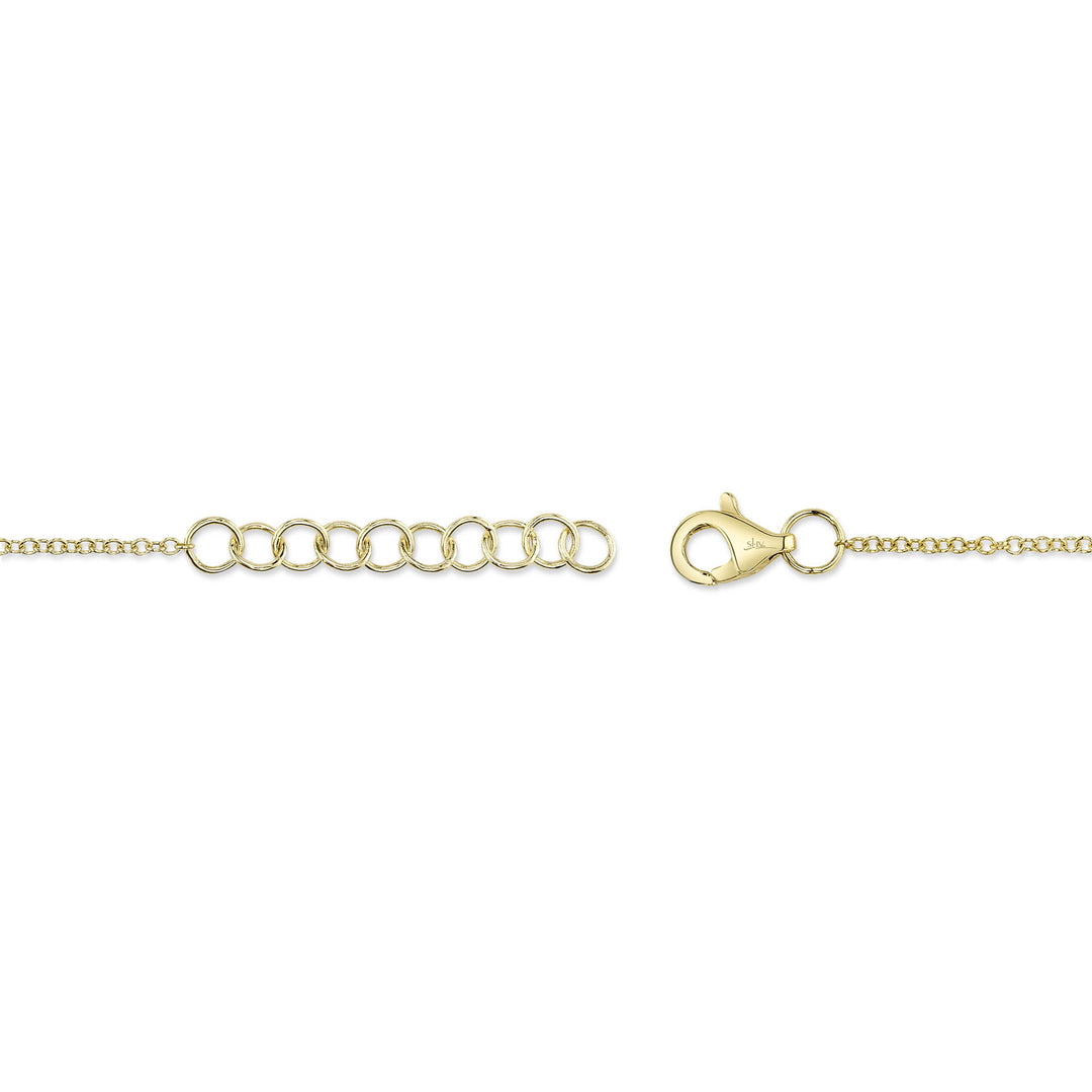 Shy Creation 14K Yellow Gold 0.26 TCW Diamond Bezel Bracelet SC55024917