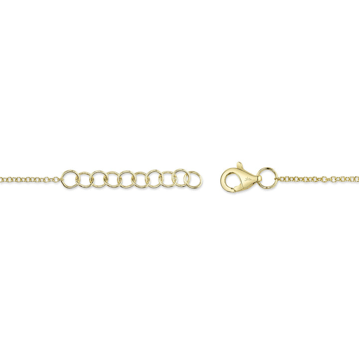 Shy Creation 14K Yellow Gold 0.26 TCW Diamond Bezel Bracelet SC55024917