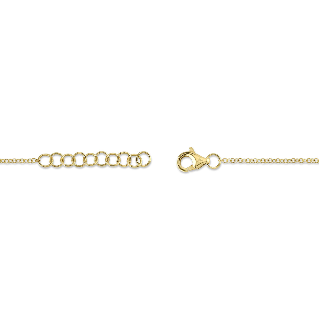 Shy Creation 0.03 TCW 14LK Yellow Gold Diamond Dragonfly Bracelet SC55025143