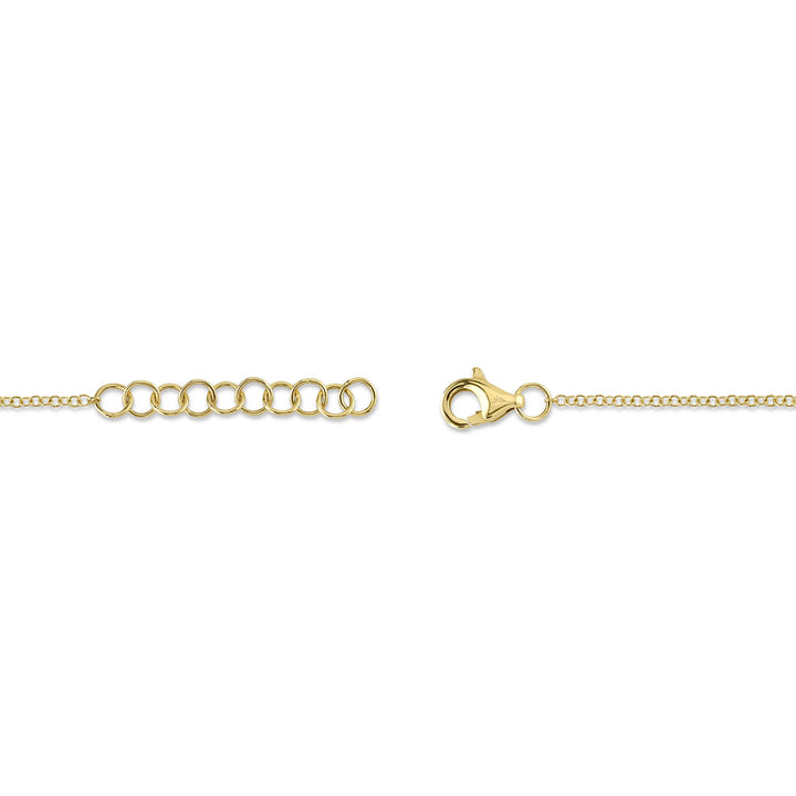 Shy Creation 0.03 TCW 14LK Yellow Gold Diamond Dragonfly Bracelet SC55025143