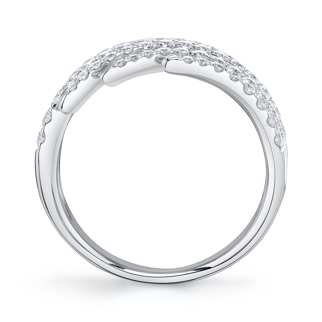 Shy Creation 0.92Ct 14K White Gold Diamond Lady'S Ring SC55027073