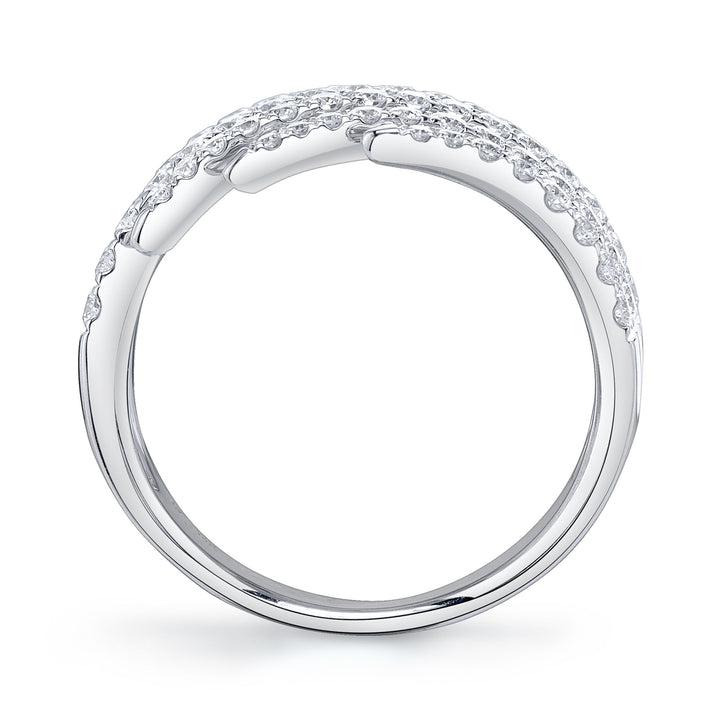 Shy Creation 0.92Ct 14K White Gold Diamond Lady'S Ring SC55027073