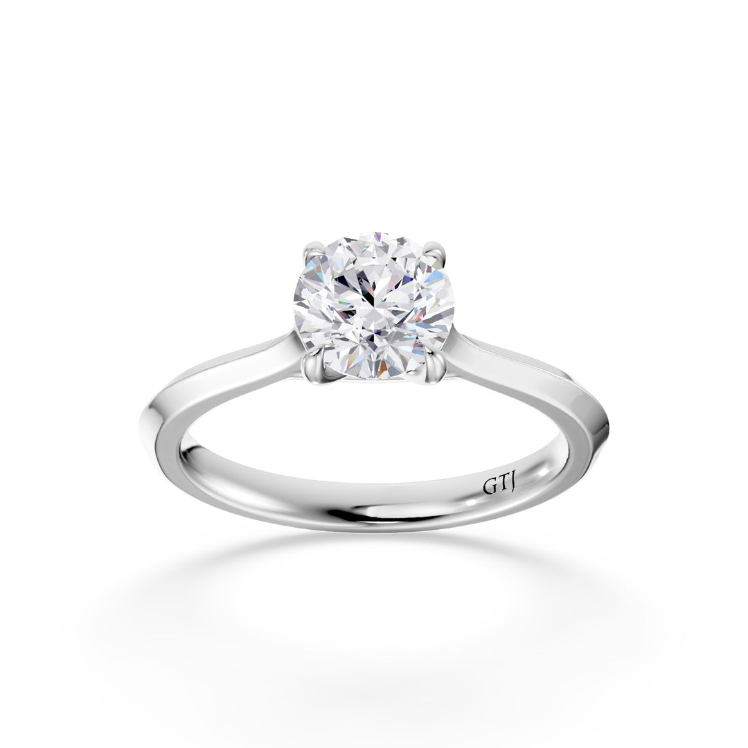 Classic Solitaire Lab Grown Diamond Engagement Ring