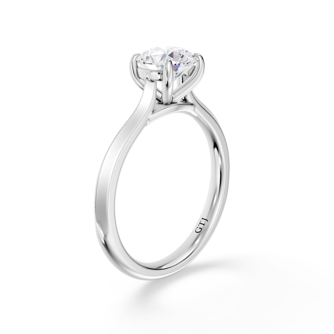 Classic Solitaire Lab Grown Diamond Engagement Ring