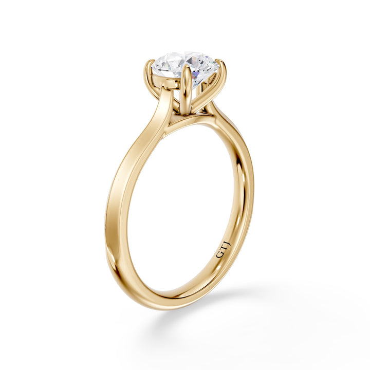 Classic Solitaire Lab Grown Diamond Engagement Ring