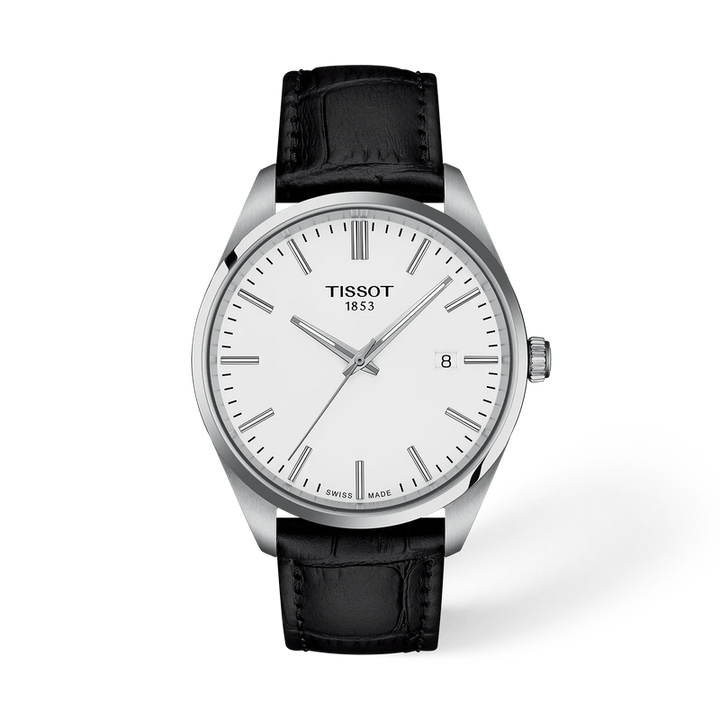 Tissot PR 100 40mm Quartz White Dial Watch T150.410.16.011.00 – front view
