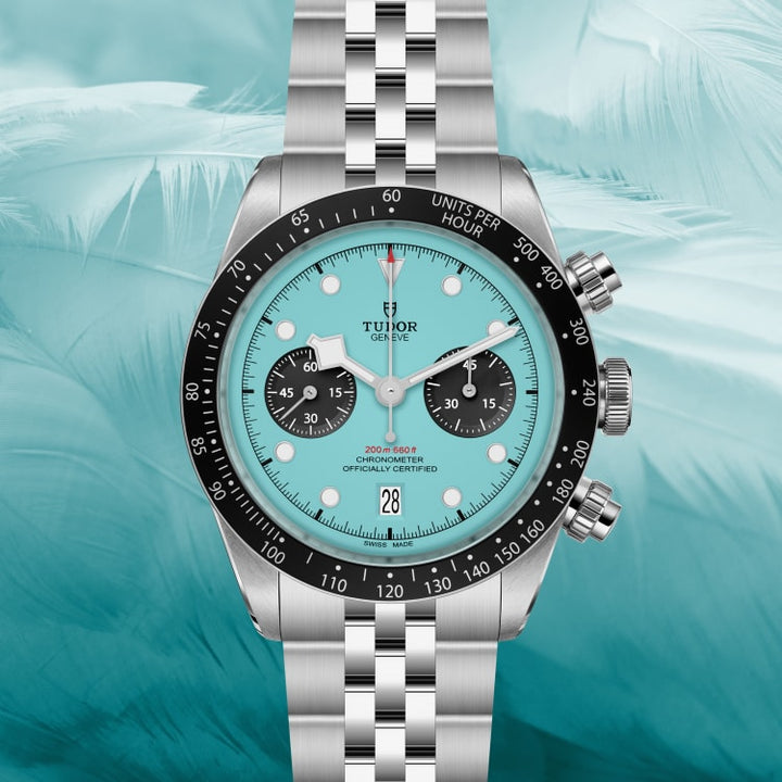 TUDOR Black Bay Chrono "Flamingo Blue 41 mm M79360N-0024 blue