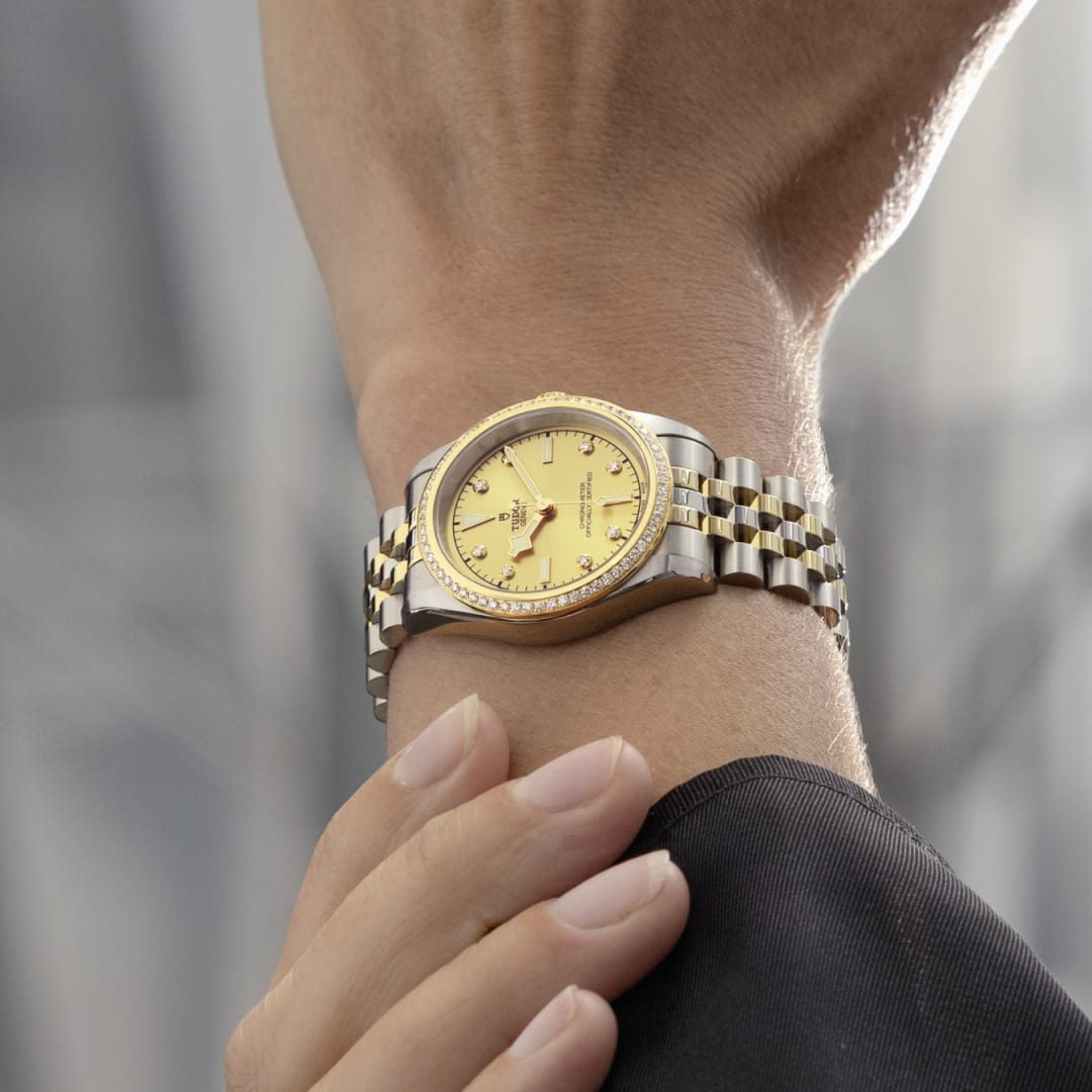 TUDOR Black Bay One S&G 36 mm M79653-0007 wrist