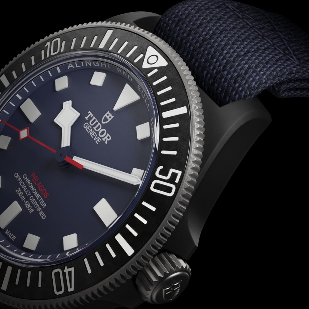 TUDOR Pelagos FXD 42 mm M25707KN-0001 dial detail