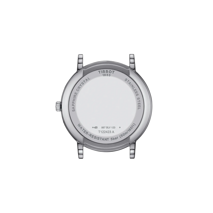 Tissot Carson Premium Gent Moonphase 40 mm T1224231103300 solid case back