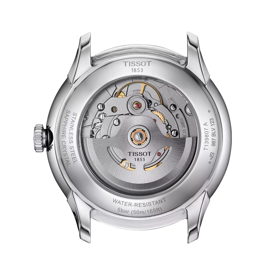 Tissot Chemin des Tourelles Powermatic 80 39 mm T1398071104800 case back