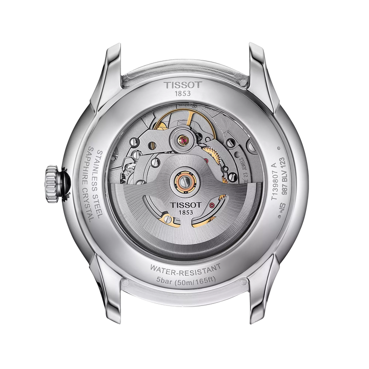 Tissot Chemin des Tourelles Powermatic 80 39 mm T1398071104800 case back