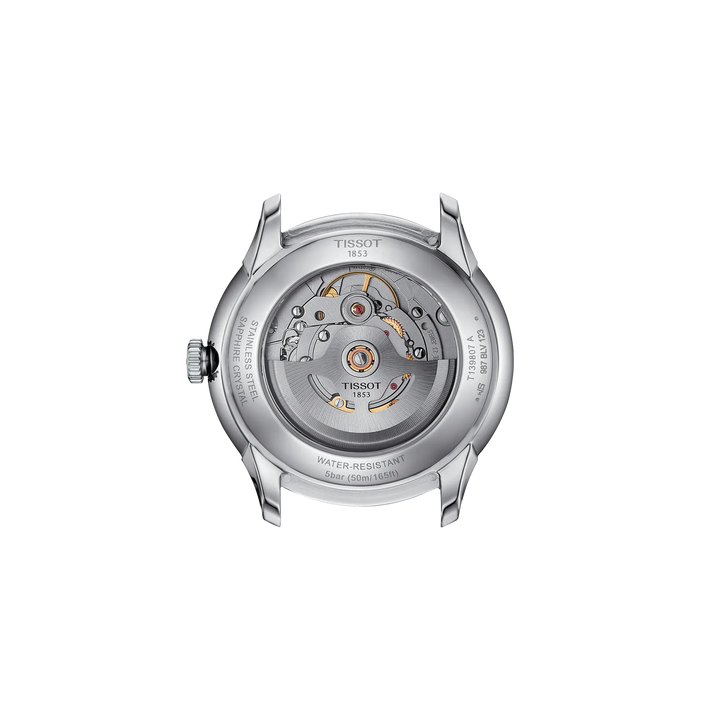 Tissot Chemin des Tourelles Powermatic 80 39 mm T1398071604100 open case back