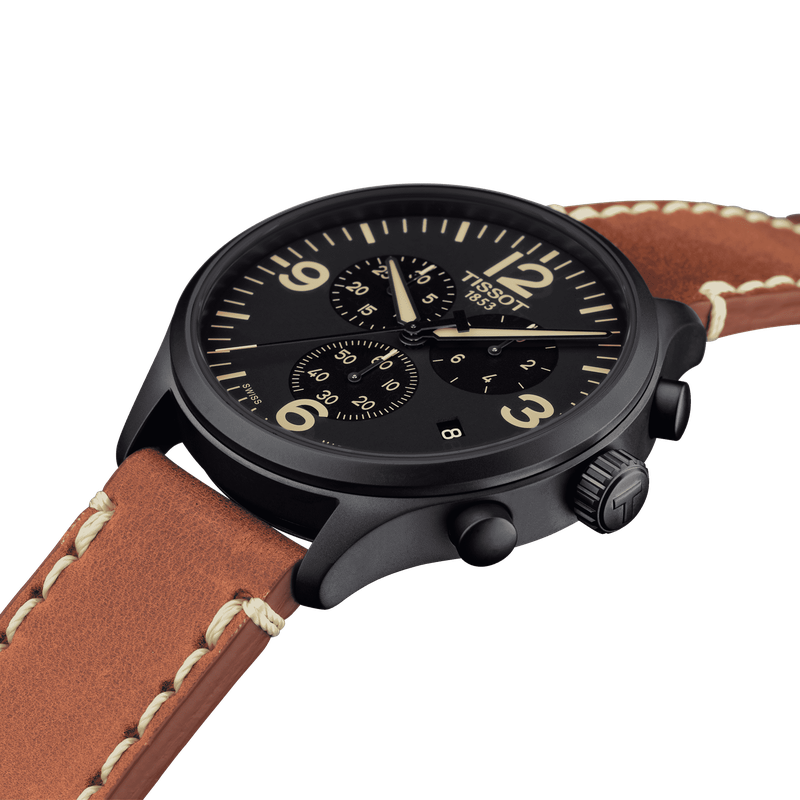 Tissot Chrono XL 45 mm T1166173605700 dial detail