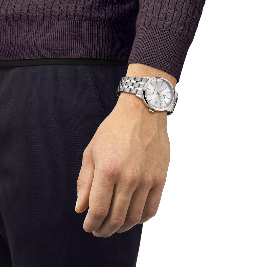 Tissot Classic Dream Swissmatic 42 mm T1294071103100 back case detail WRIST