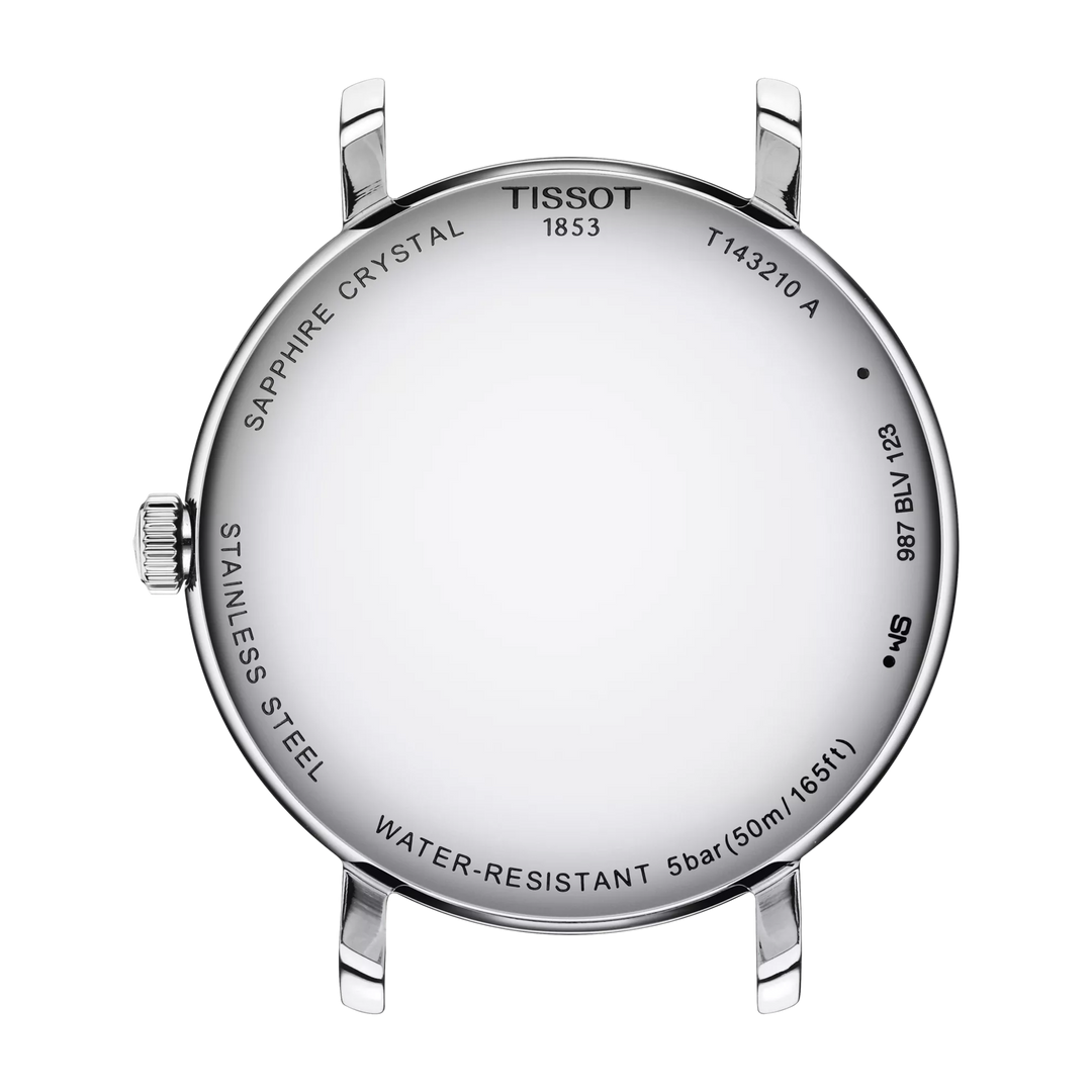 Tissot Everytime 34mm T143.210.11.033.00 solid case back