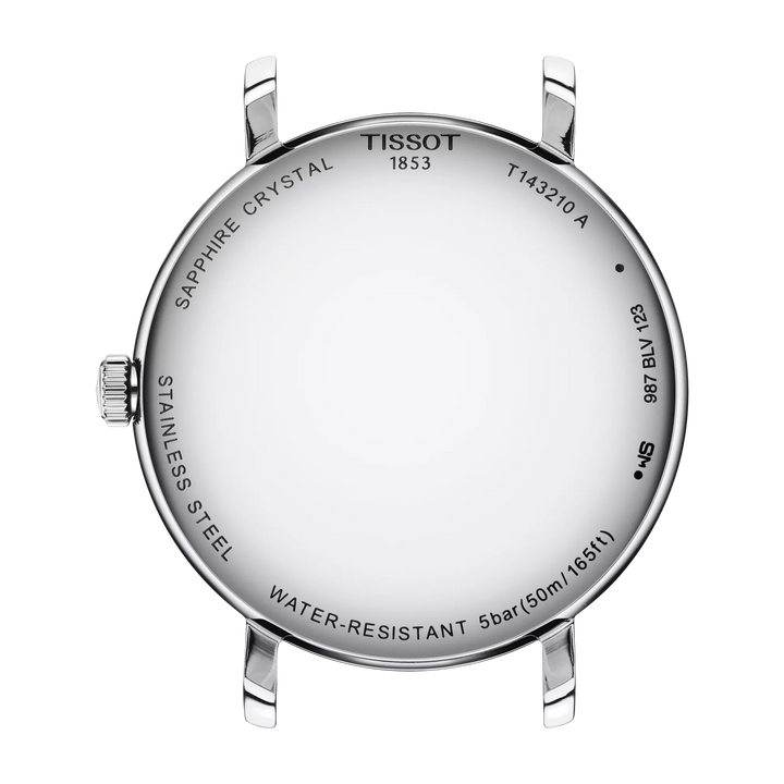 Tissot Everytime 34mm T143.210.11.033.00 solid case back