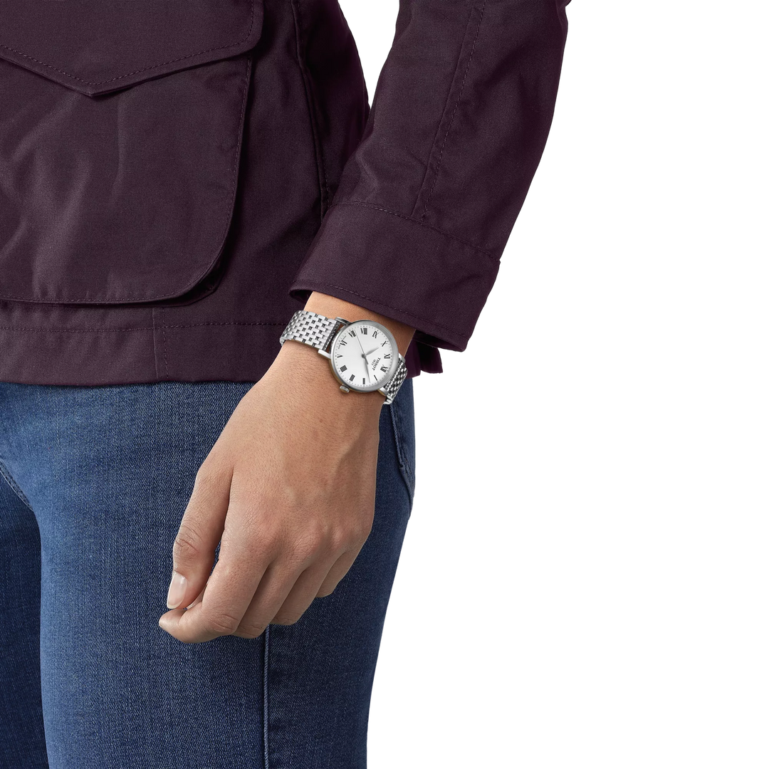 Tissot Everytime 34mm T143.210.11.033.00 wrist