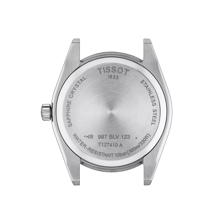 Tissot Gentleman 40 mm T1274101604100 Solid Case Back