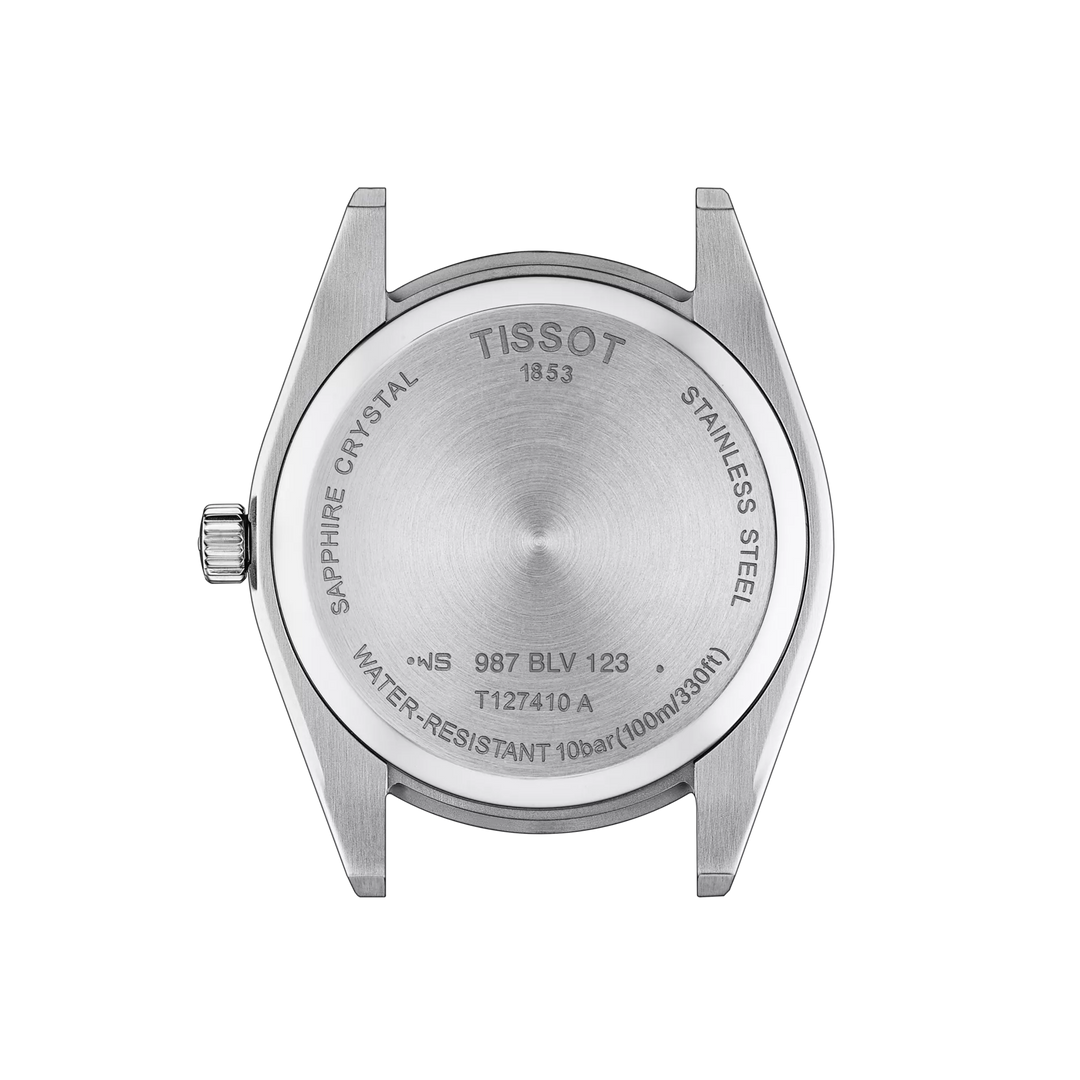 Tissot Gentleman 40 mm T1274101604101 solid case back