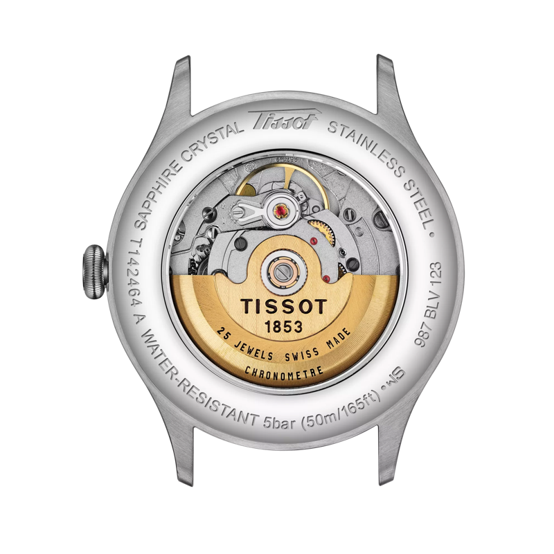 Tissot Heritage 1938 Automatic COSC 39 mm T1424641633200 open case back