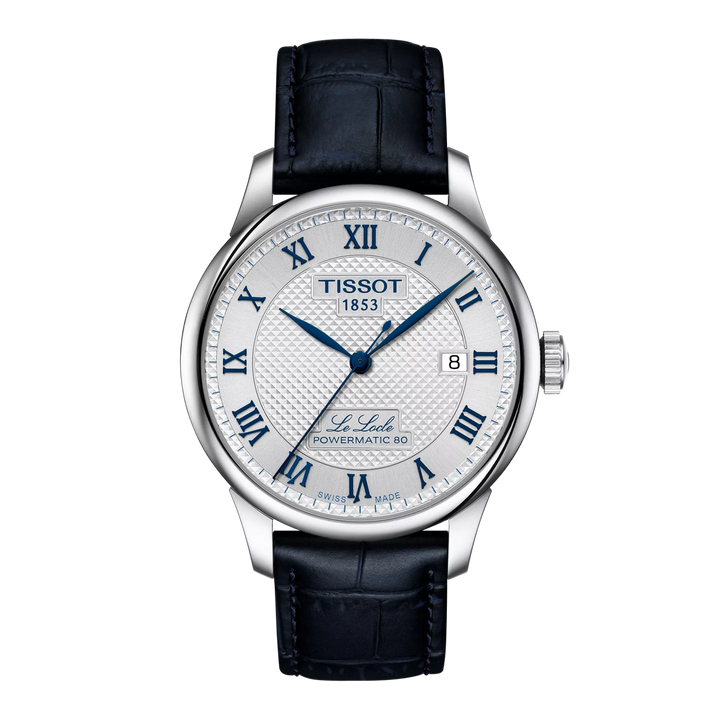 Tissot Le Locle Powermatic 80 20th Anniversary 39.30 mm T0064071103303 blue strap