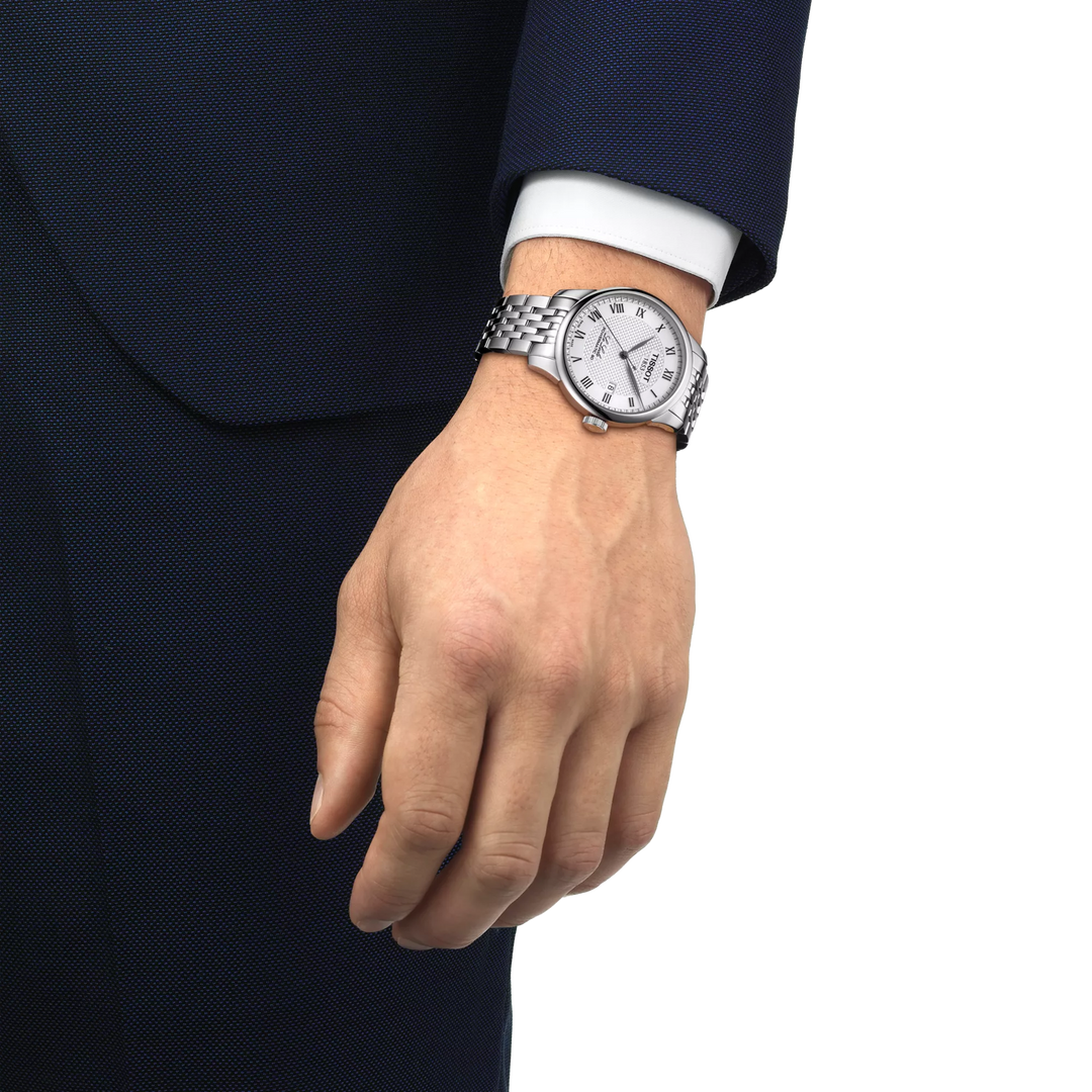 Tissot Le Locle Powermatic 80 39.30 mm T0064071103300 on wrist