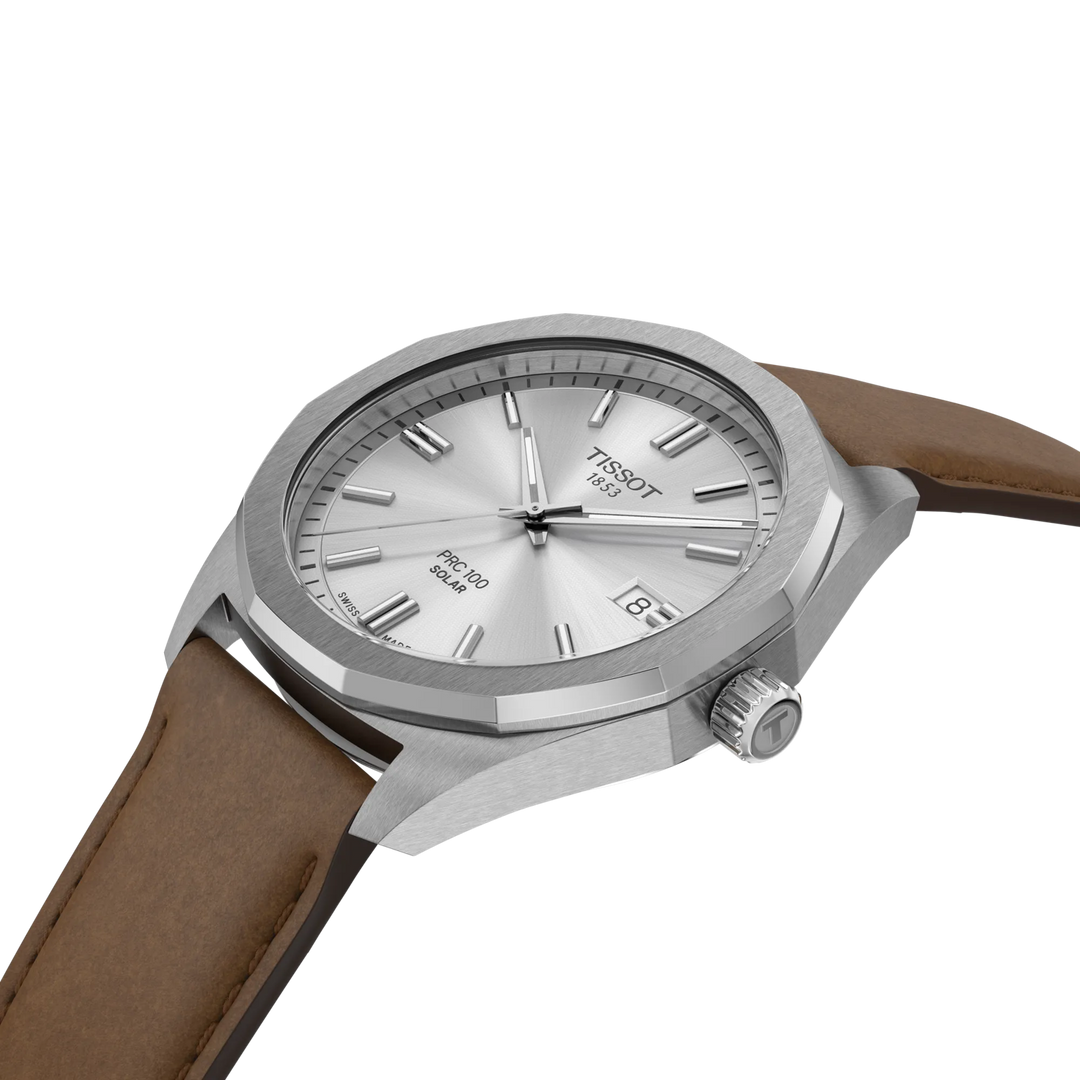 Tissot PRC 100 Solar Quartz 39mm T151.422.16.031.00 dial