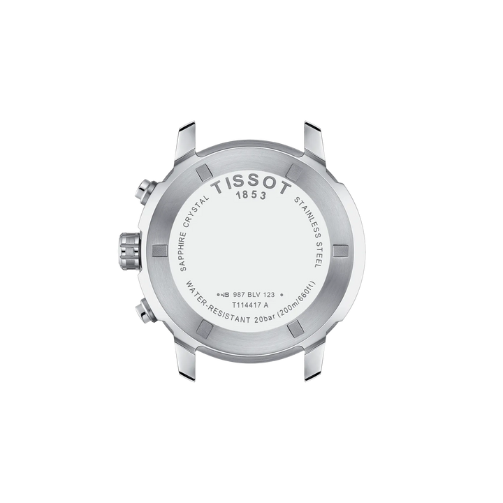 Tissot PRC 200 Chronograph 43 mm T1144171104700 solid case back