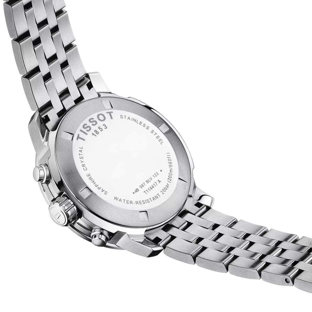 Tissot PRC 200 Chronograph 43 mm T1144171105700 case back detail