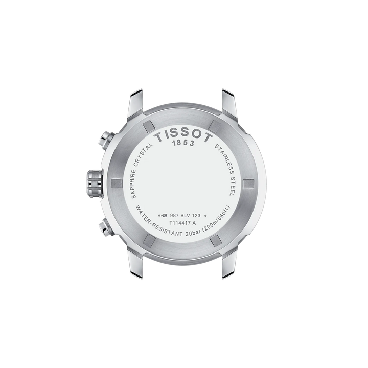 Tissot PRC 200 Chronograph 43 mm T1144171105700 Solid Case back