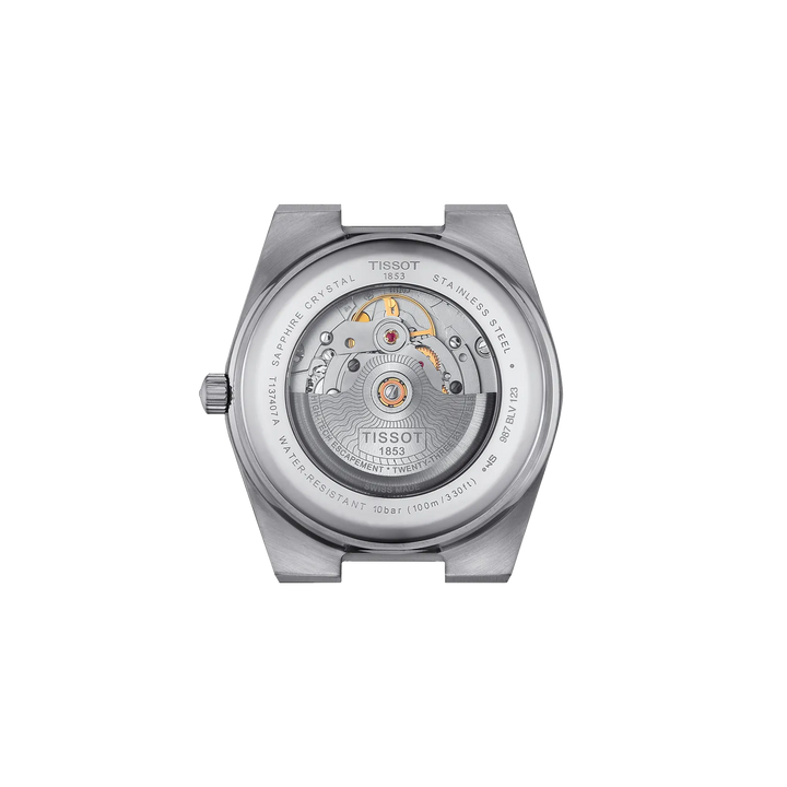 Tissot PRX Powermatic 80 40 mm T1374071109100 open case back