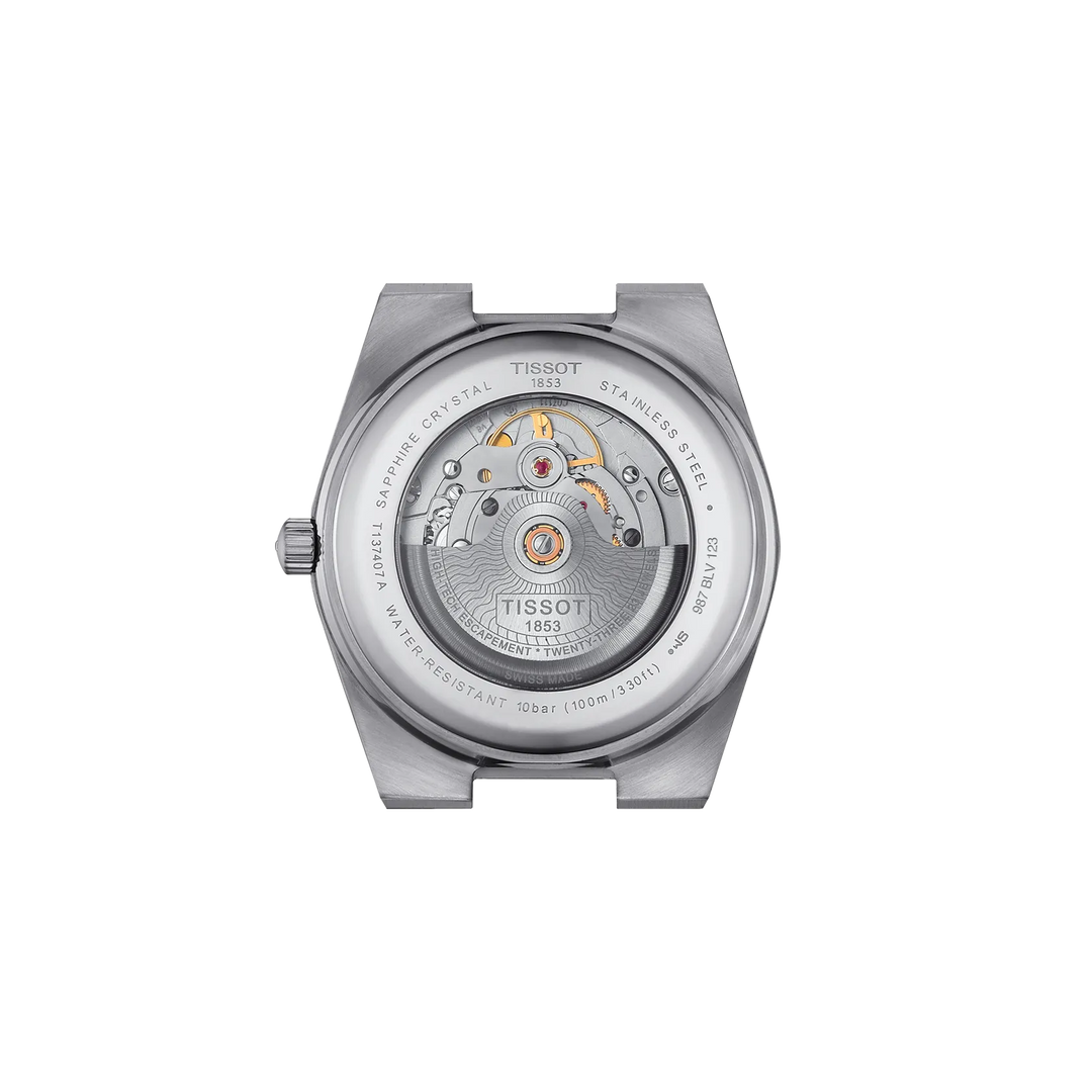 Tissot PRX Powermatic 80 40 mm T1374071135100 open case back